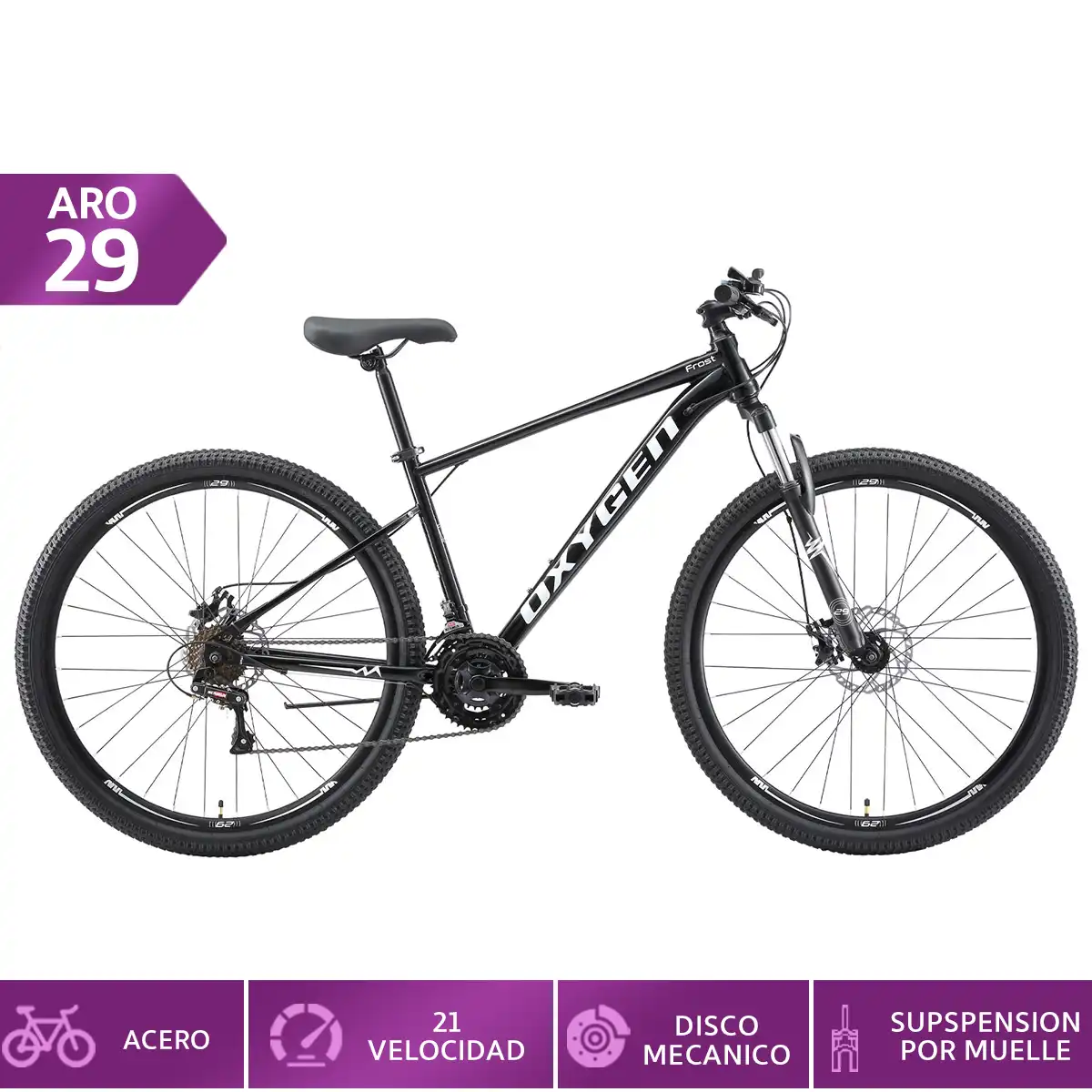BICICLETA MTB PRO XT ARO 29 TALLA 17 NARANJO