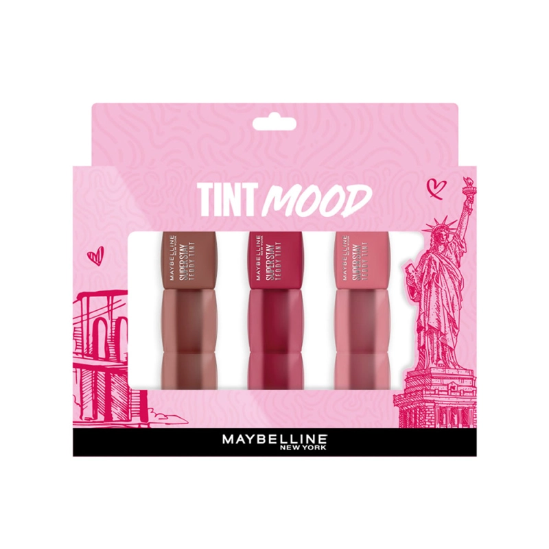 SET LABIALES MAYBELLINE SUPERSTAY TEDDY TINT 5ML