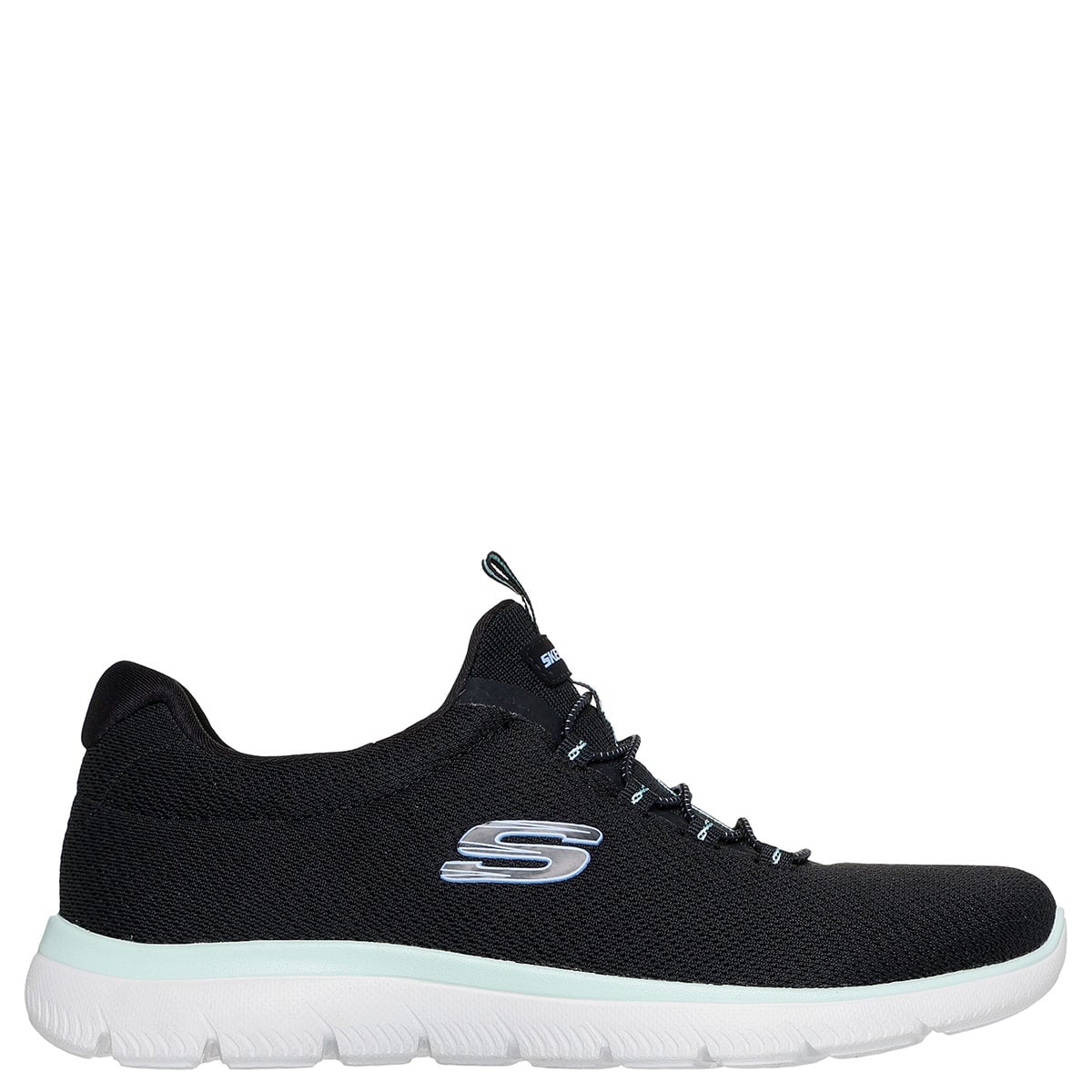 ZAPATILLAS MUJER SKECHERS CASUALES NEGRO SUMMITS - 1