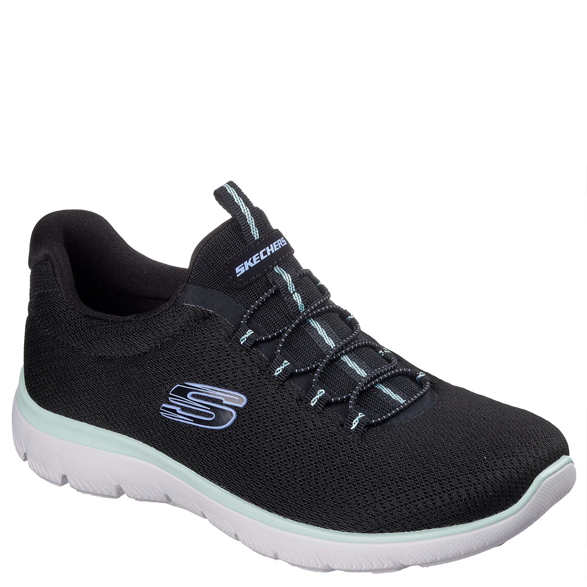 ZAPATILLAS MUJER SKECHERS CASUALES NEGRO SUMMITS - 2