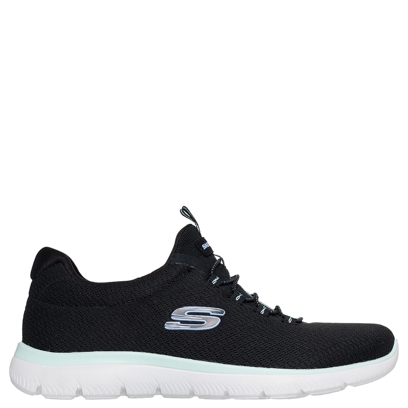 ZAPATILLAS MUJER SKECHERS CASUALES NEGRO SUMMITS