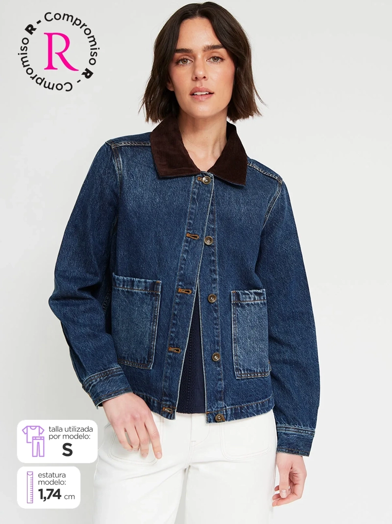 CHAQUETA MUJER REGATTA ALGODÓN DENIM - 1