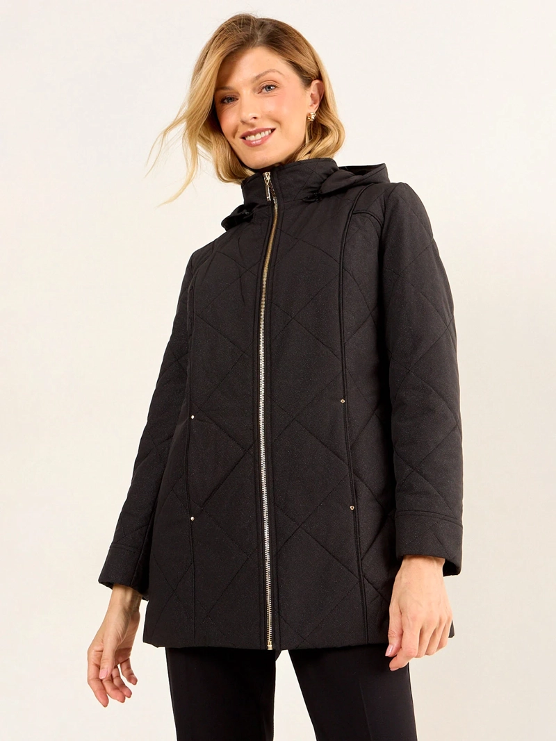 MA GRIFFE PARKA MUJER MA GRIFFE GORRO DESMONTABLE