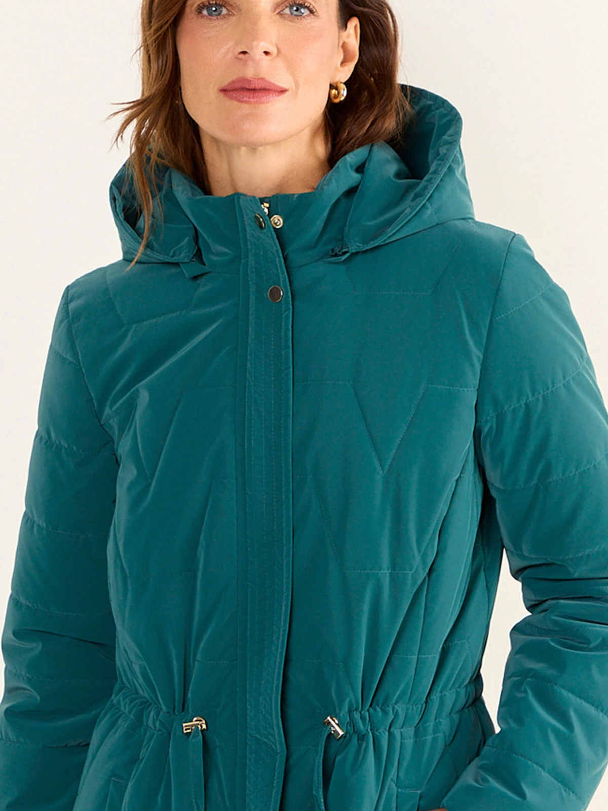PARKA MUJER MA GRIFFE LARGA CON GORRO DESMONTABLE - 5