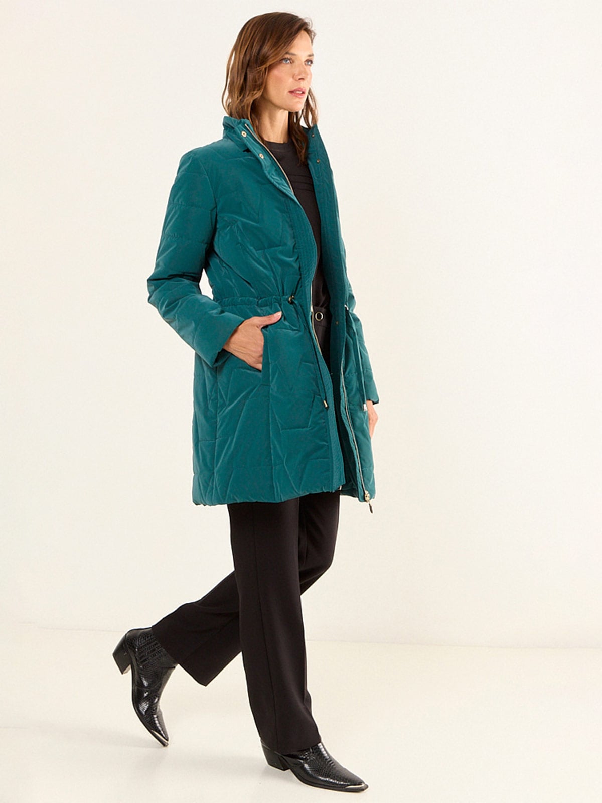PARKA MUJER MA GRIFFE LARGA CON GORRO DESMONTABLE - 2