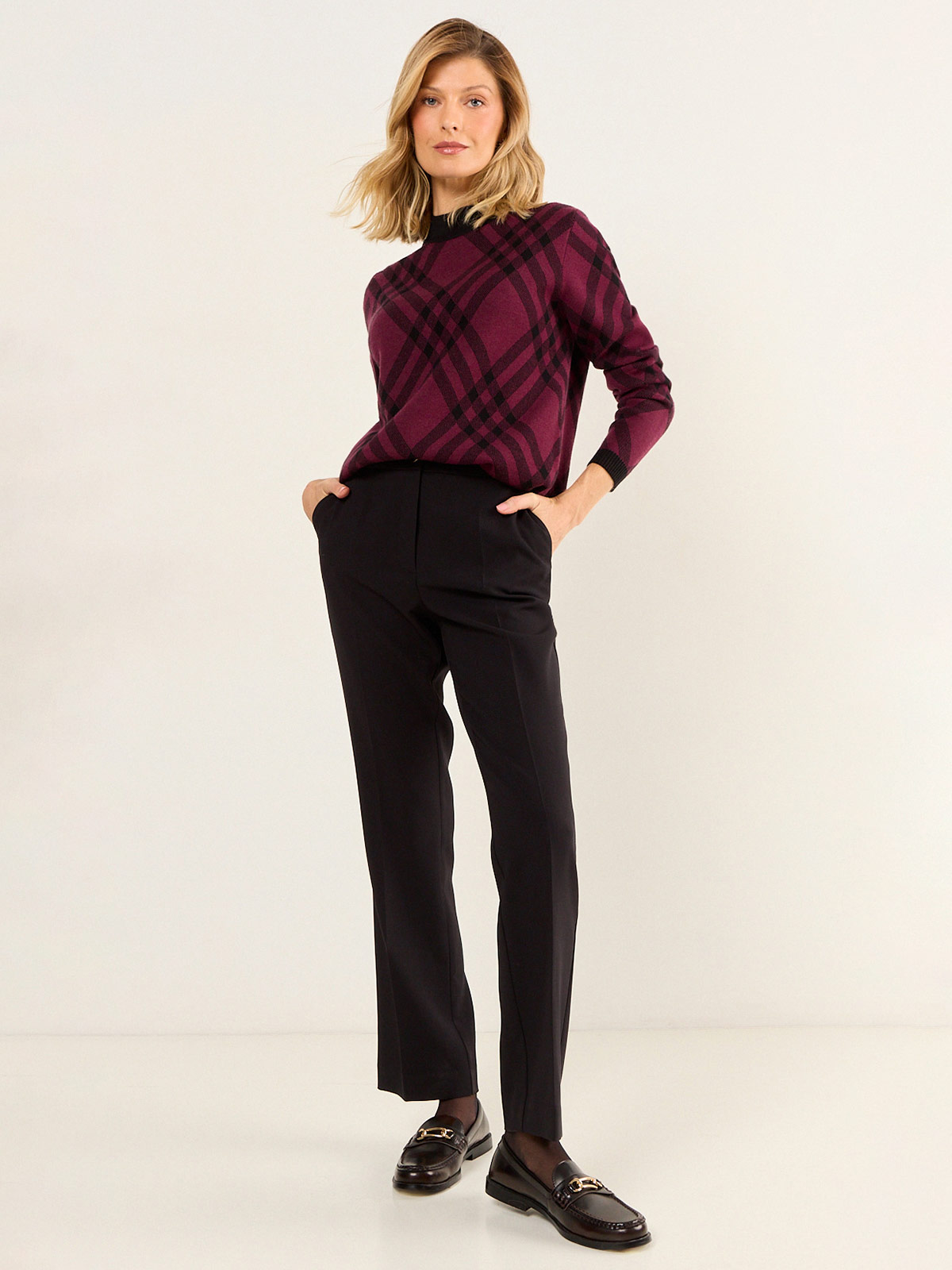 SWEATER MUJER MA GRIFFE CUELLO ALTO - 1
