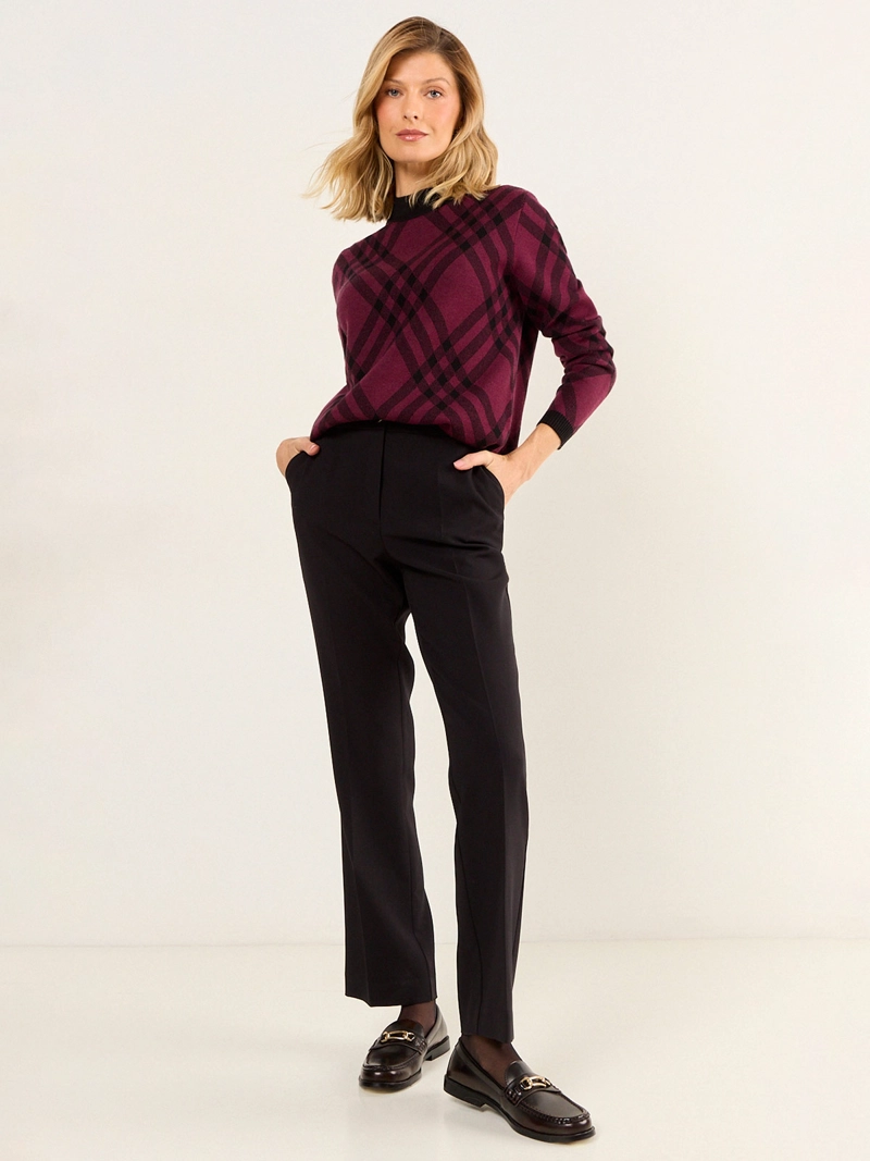 SWEATER MUJER MA GRIFFE CUELLO ALTO - 1