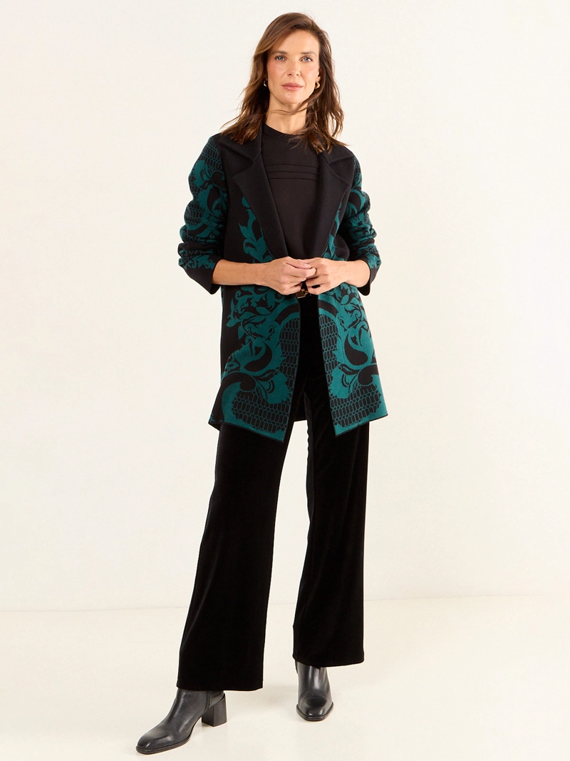 CARDIGAN MUJER MA GRIFFE TIPO CHAQUETÓN ABOTONADO - 4