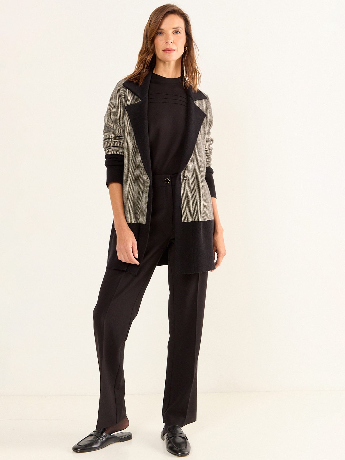 CARDIGAN MUJER MA GRIFFE TIPO CHAQUETÓN ABOTONADO - 1