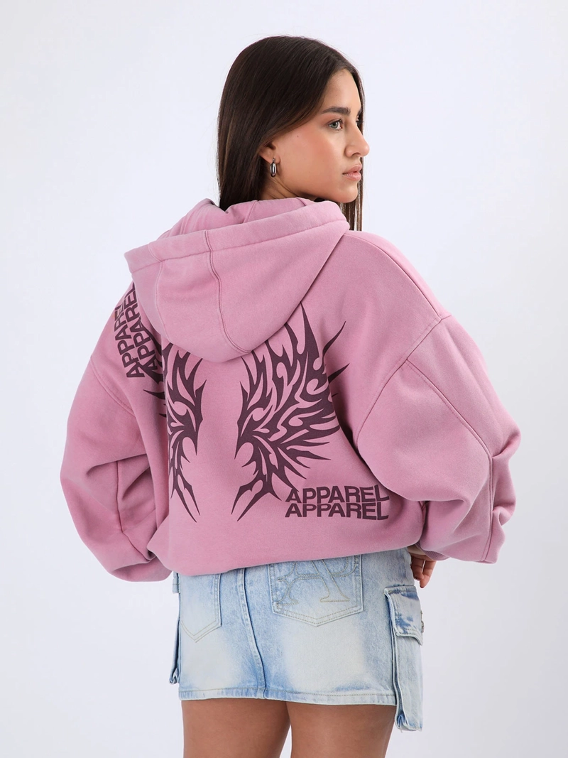 POLERÓN MUJER APPAREL POWER BY PERALTA ALGODÓN FULL ZIPPER - 3