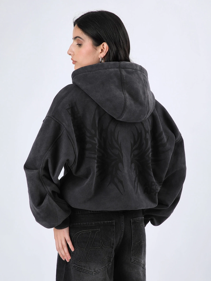 POLERÓN MUJER APPAREL POWER BY PERALTA ALGODÓN FULL ZIPPER - 2
