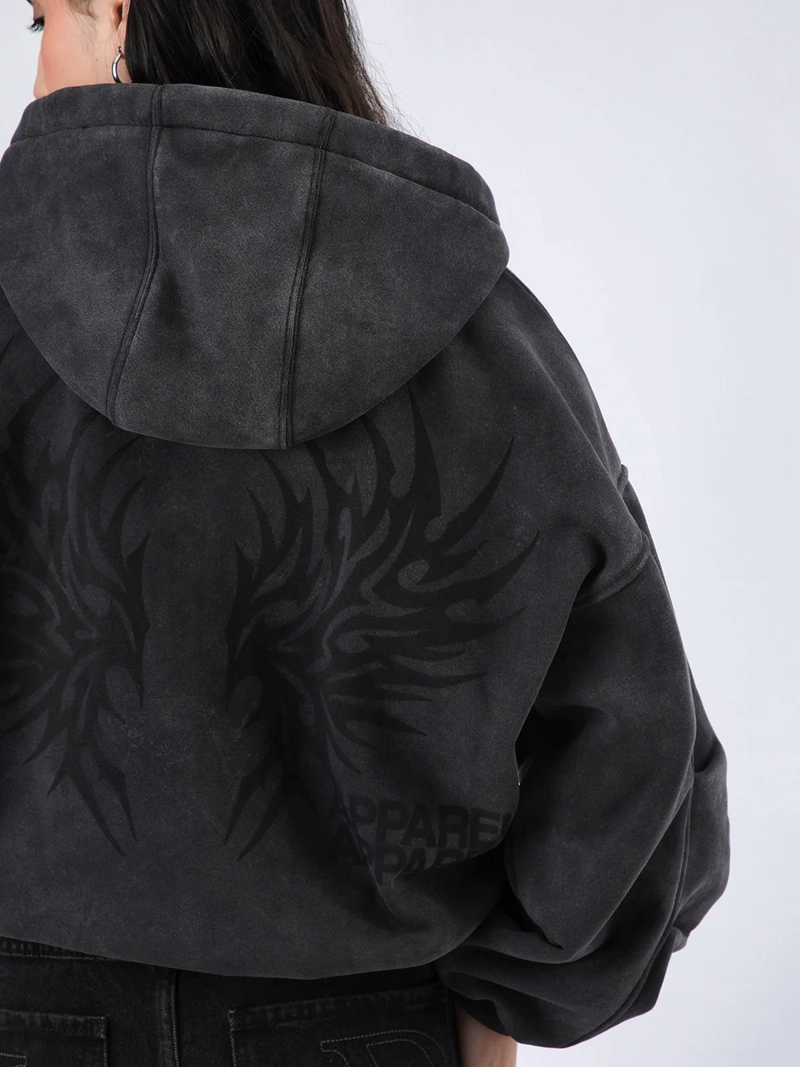 POLERÓN MUJER APPAREL POWER BY PERALTA ALGODÓN FULL ZIPPER - 3