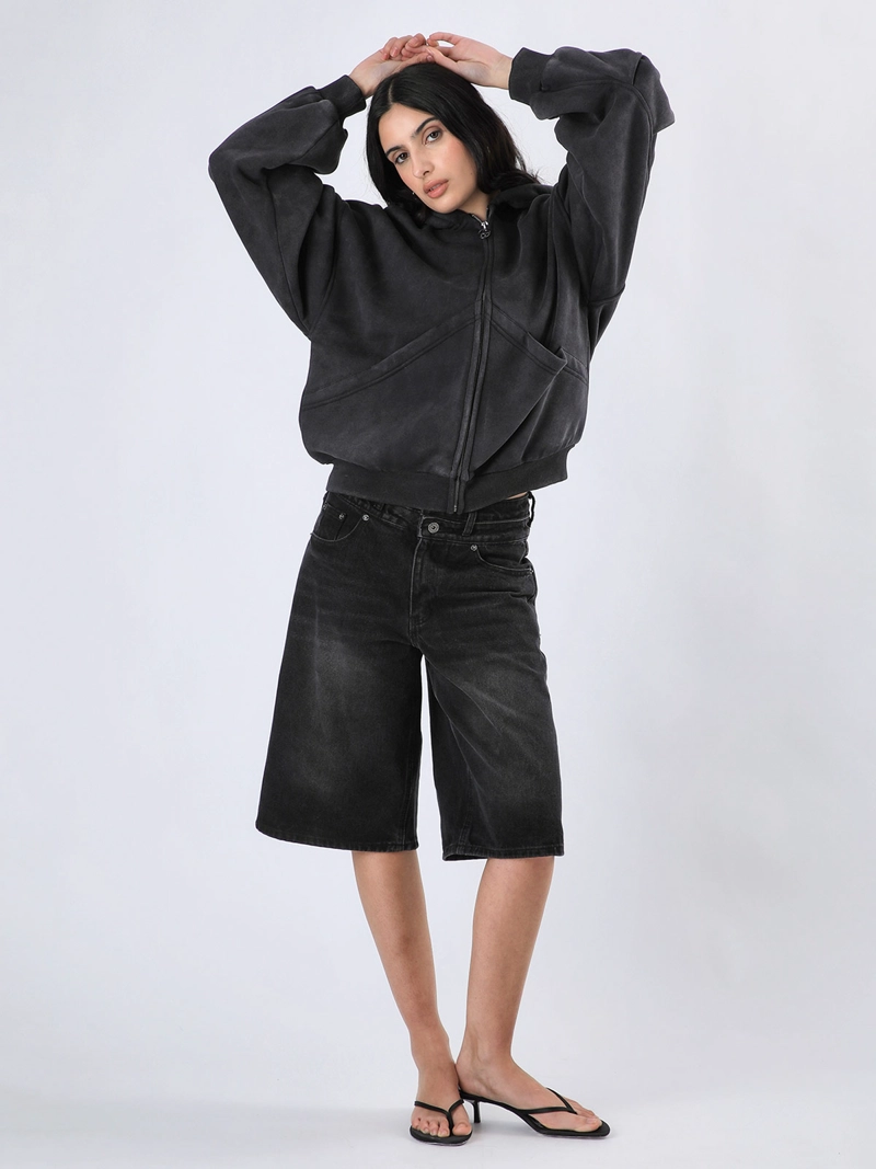 POLERÓN MUJER APPAREL POWER BY PERALTA ALGODÓN FULL ZIPPER - 4