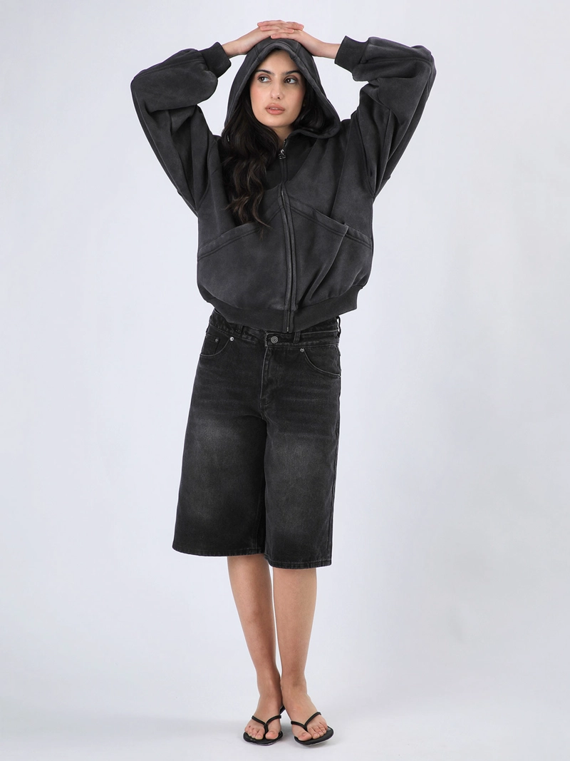 POLERÓN MUJER APPAREL POWER BY PERALTA ALGODÓN FULL ZIPPER - 5