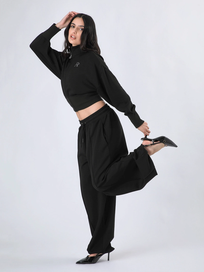 PANTALÓN MUJER APPAREL ALGODÓN BAGGY - 1