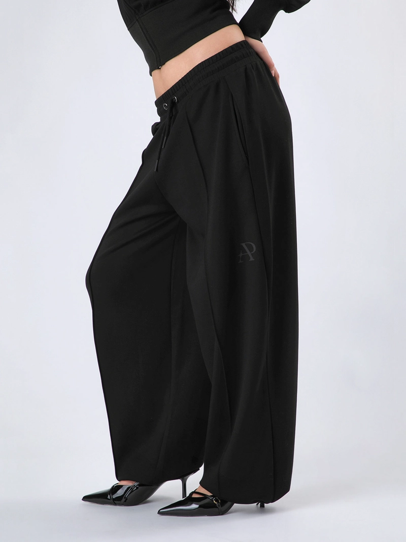 PANTALÓN MUJER APPAREL ALGODÓN BAGGY - 4