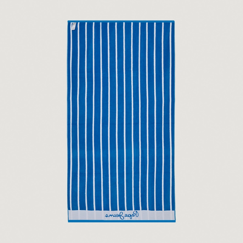 TOALLA DE PLAYA PEPE JEANS JACQUARD STRIPE AZUL - 3