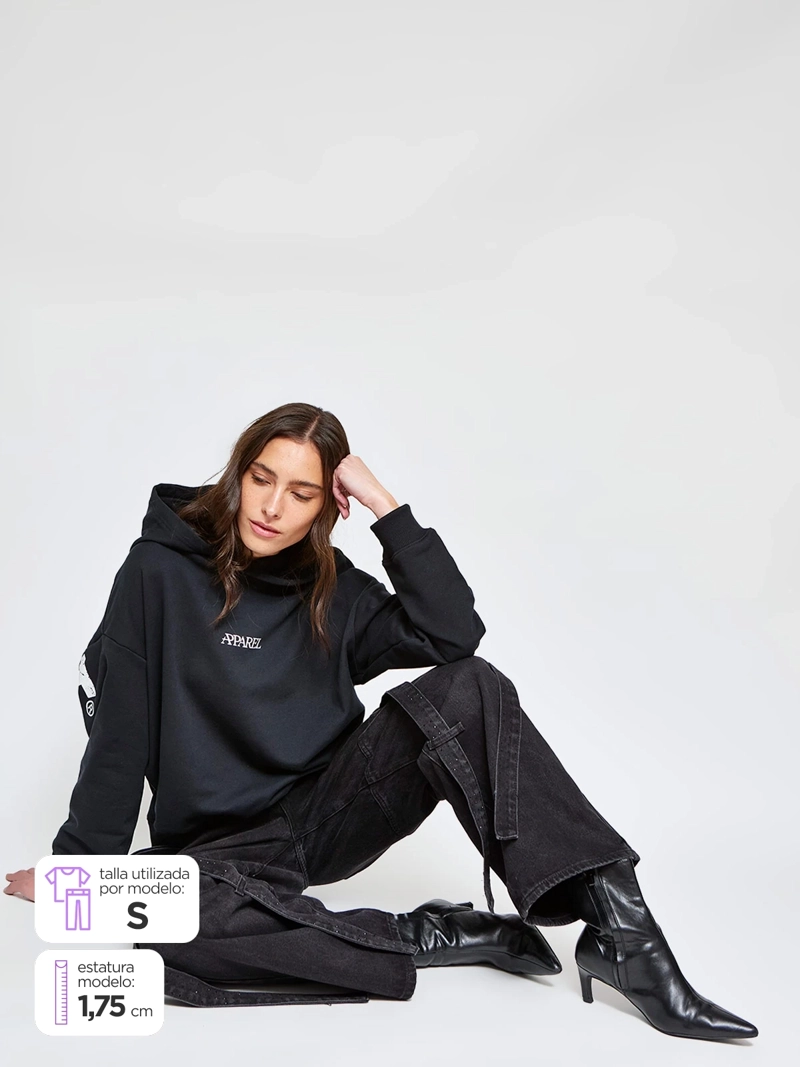 POLERÓN MUJER APPAREL POWER BY PERALTA ALGODÓN ESTAMPADO