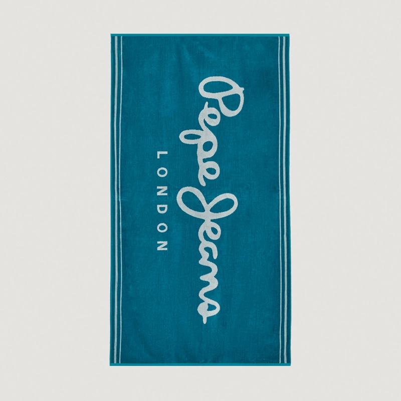 TOALLA DE PLAYA PEPE JEANS JACQUARD AQUA - 2