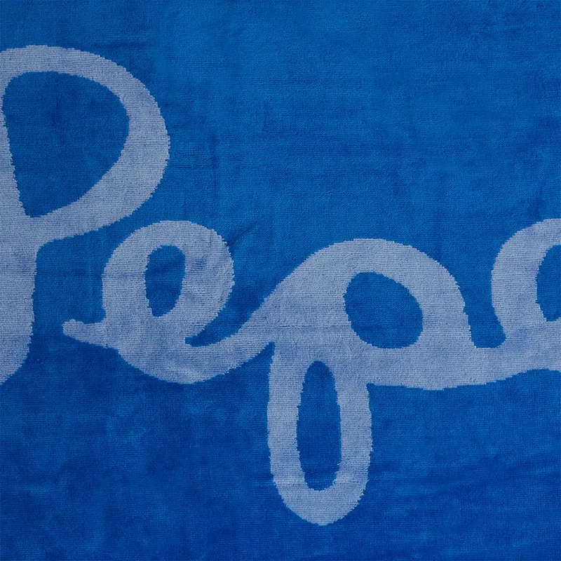 TOALLA DE PLAYA PEPE JEANS JACQUARD AZUL - 5