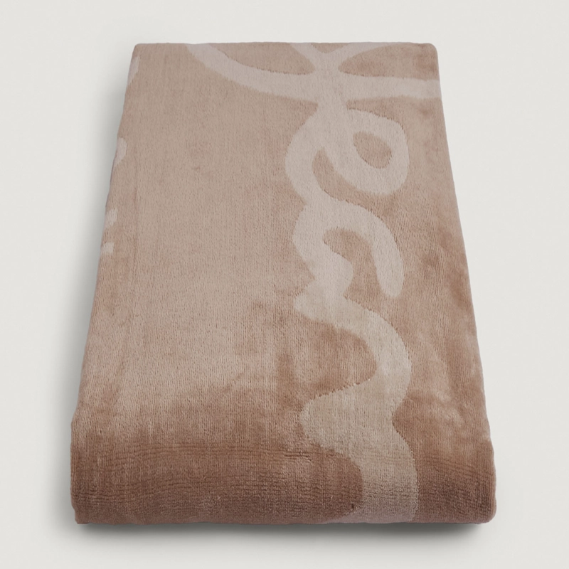 TOALLA DE PLAYA PEPE JEANS JACQUARD BEIGE - 4