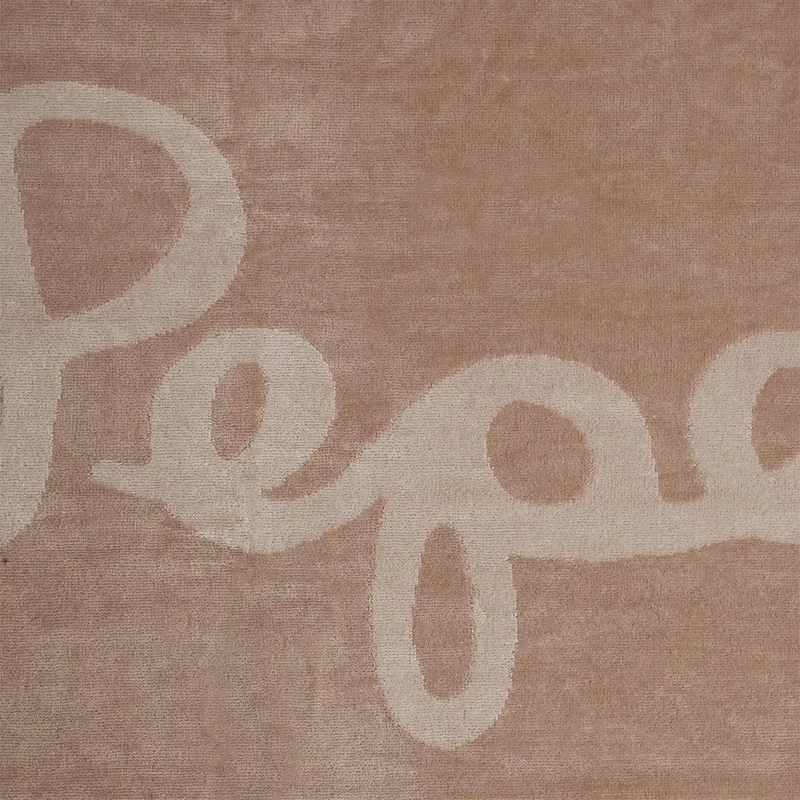TOALLA DE PLAYA PEPE JEANS JACQUARD BEIGE - 5