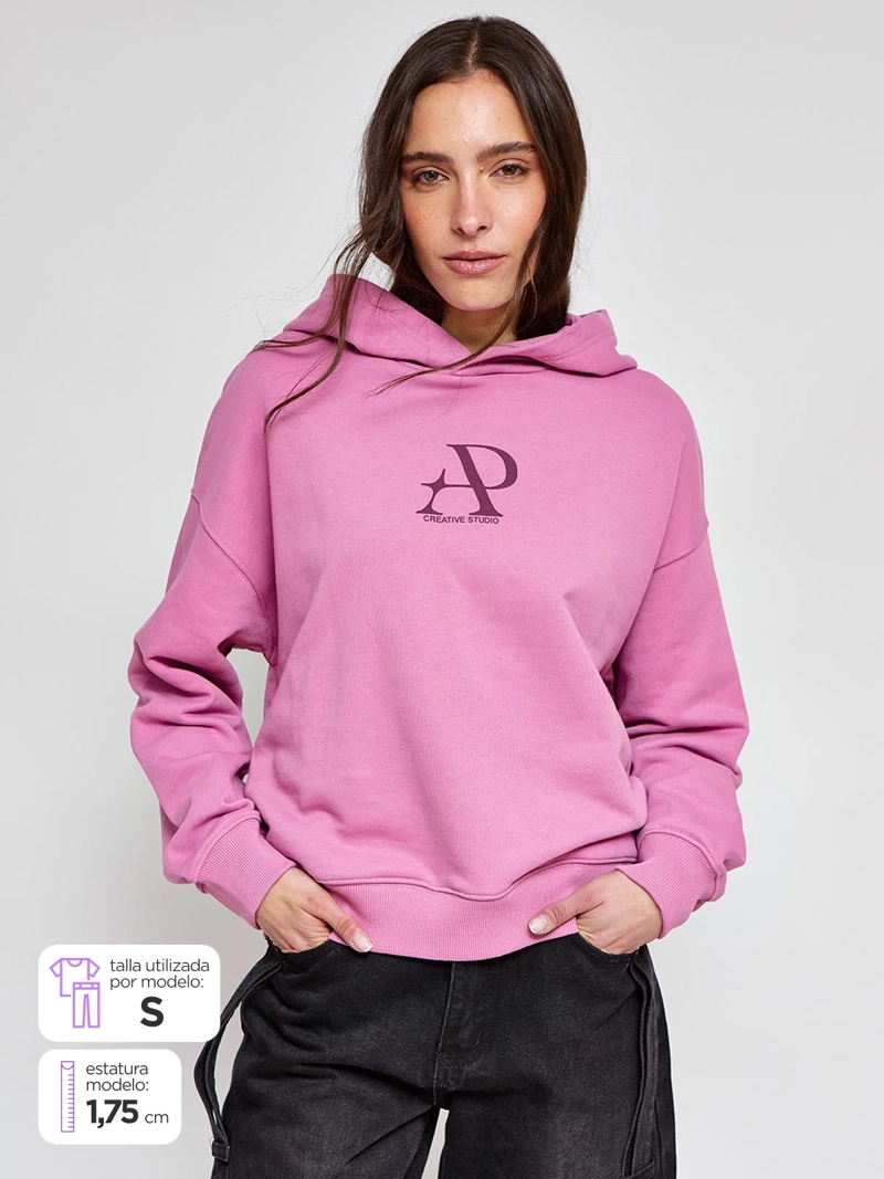 POLERÓN MUJER APPAREL POWER BY PERALTA ALGODÓN ESTAMPADO