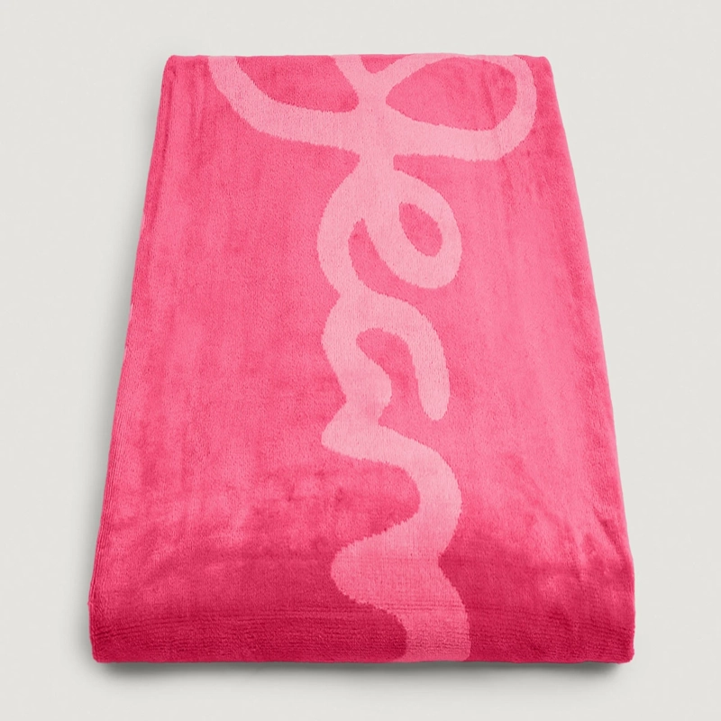 TOALLA DE PLAYA PEPE JEANS JACQUARD FUCSIA - 4