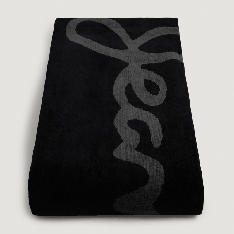 TOALLA DE PLAYA PEPE JEANS JACQUARD NEGRO - 4