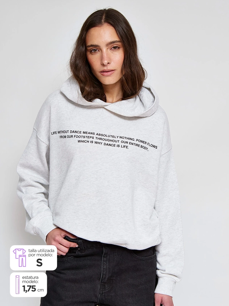 POLERÓN MUJER APPAREL POWER BY PERALTA ALGODÓN ESTAMPADO - 1