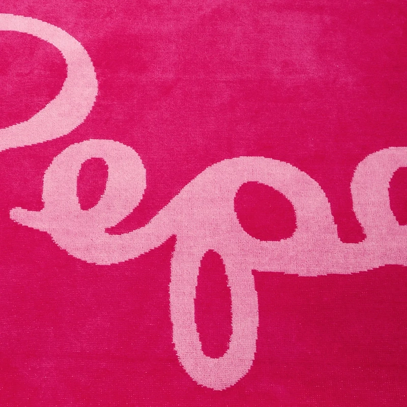 TOALLA DE PLAYA PEPE JEANS JACQUARD ROSA - 5