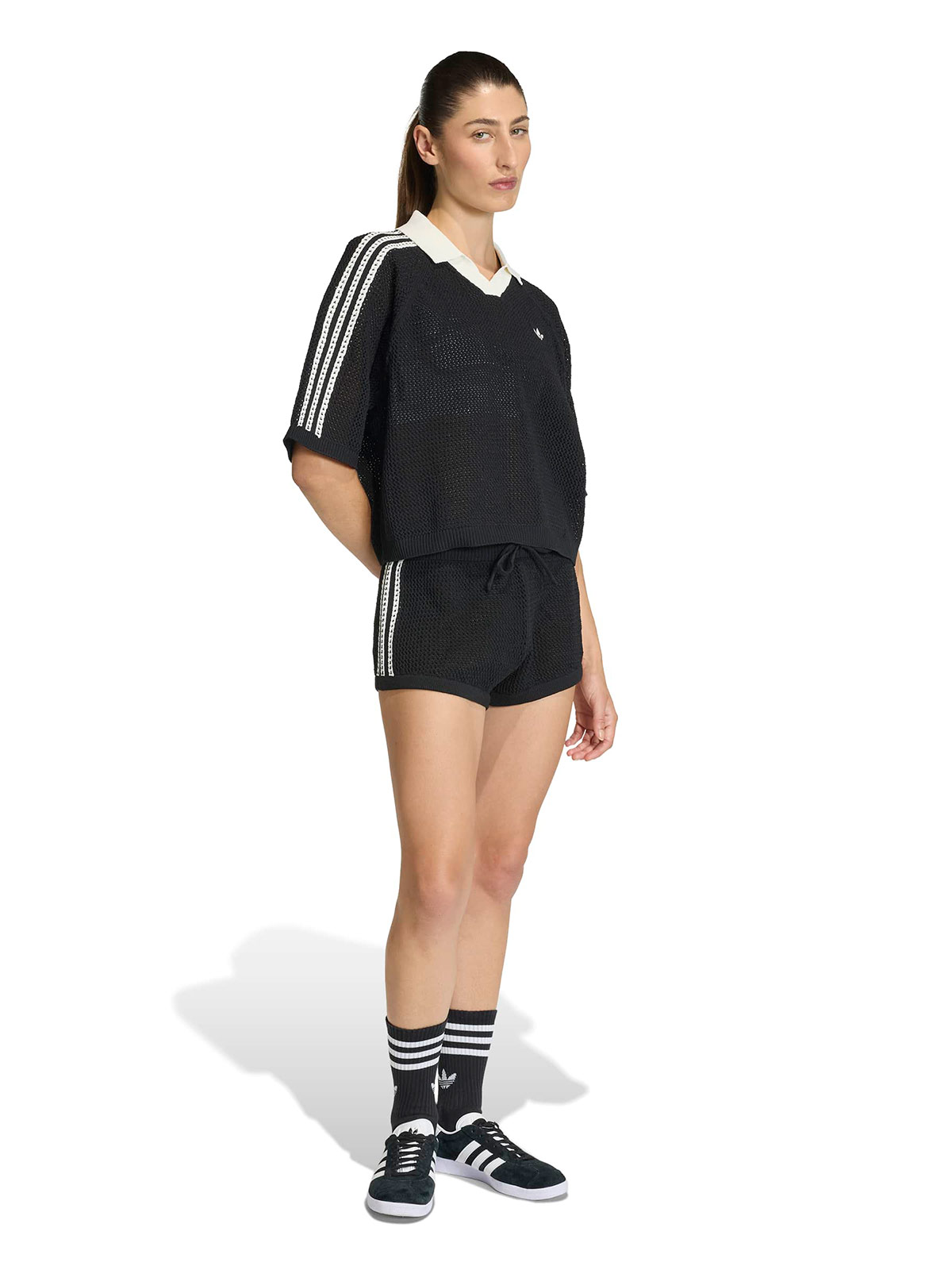 POLERA MUJER ADIDAS TEJIDO CROCHET - 1