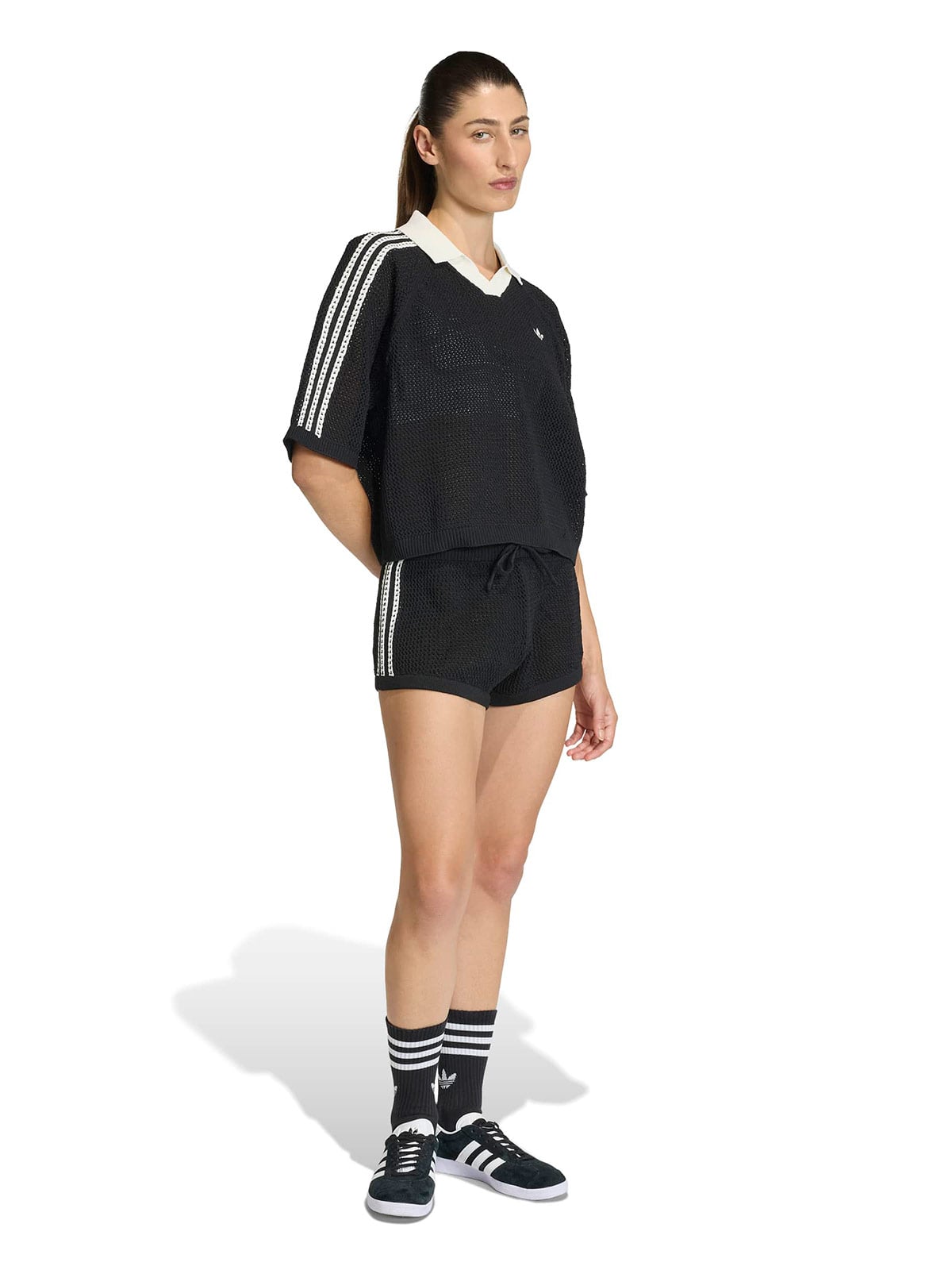 POLERA MUJER ADIDAS TEJIDO CROCHET - 1