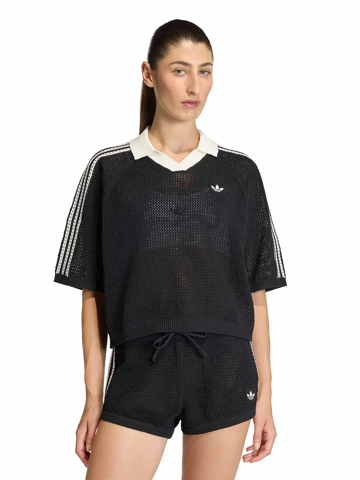 POLERA MUJER ADIDAS TEJIDO CROCHET - 2