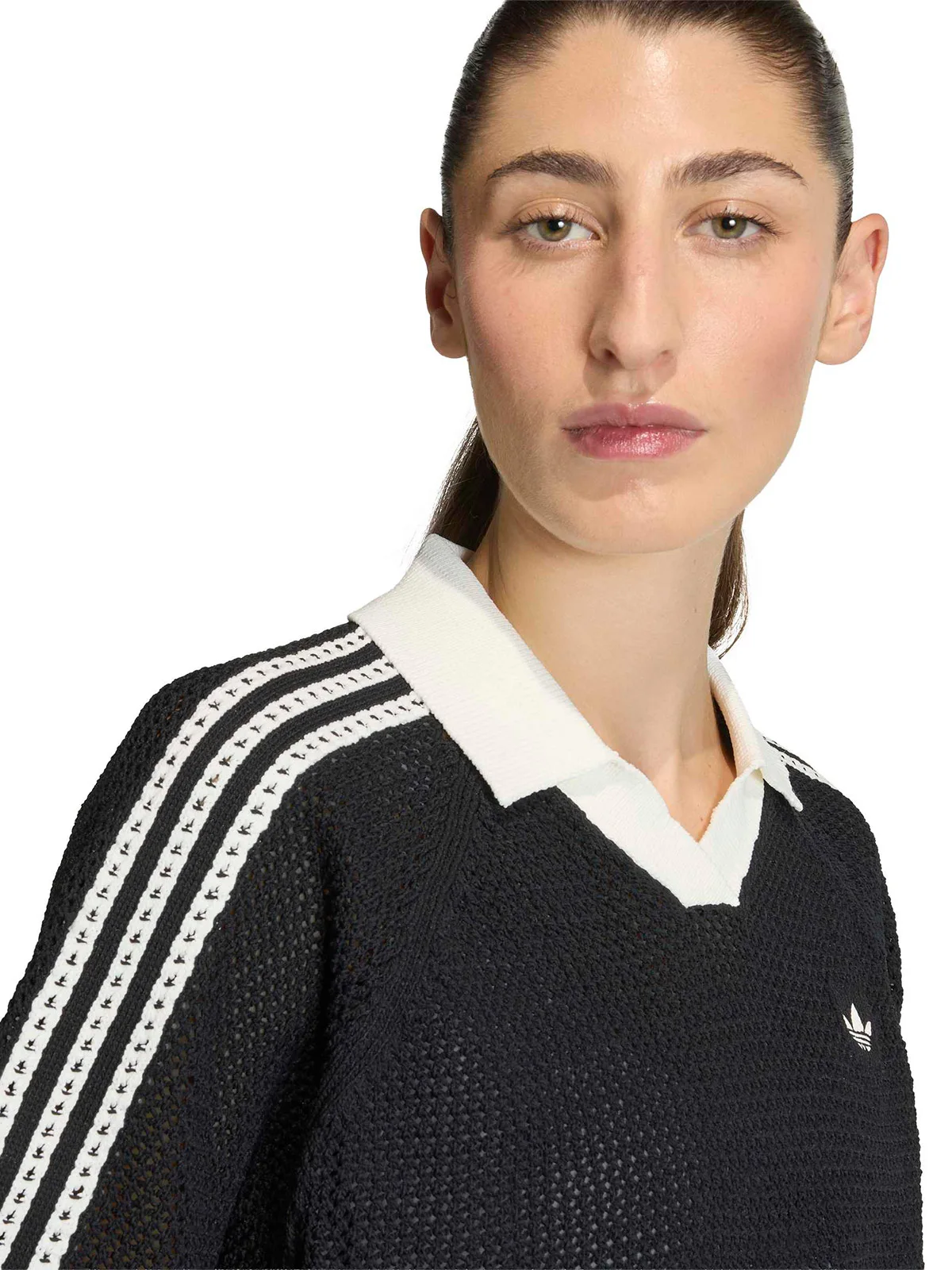 POLERA MUJER ADIDAS TEJIDO CROCHET - 4