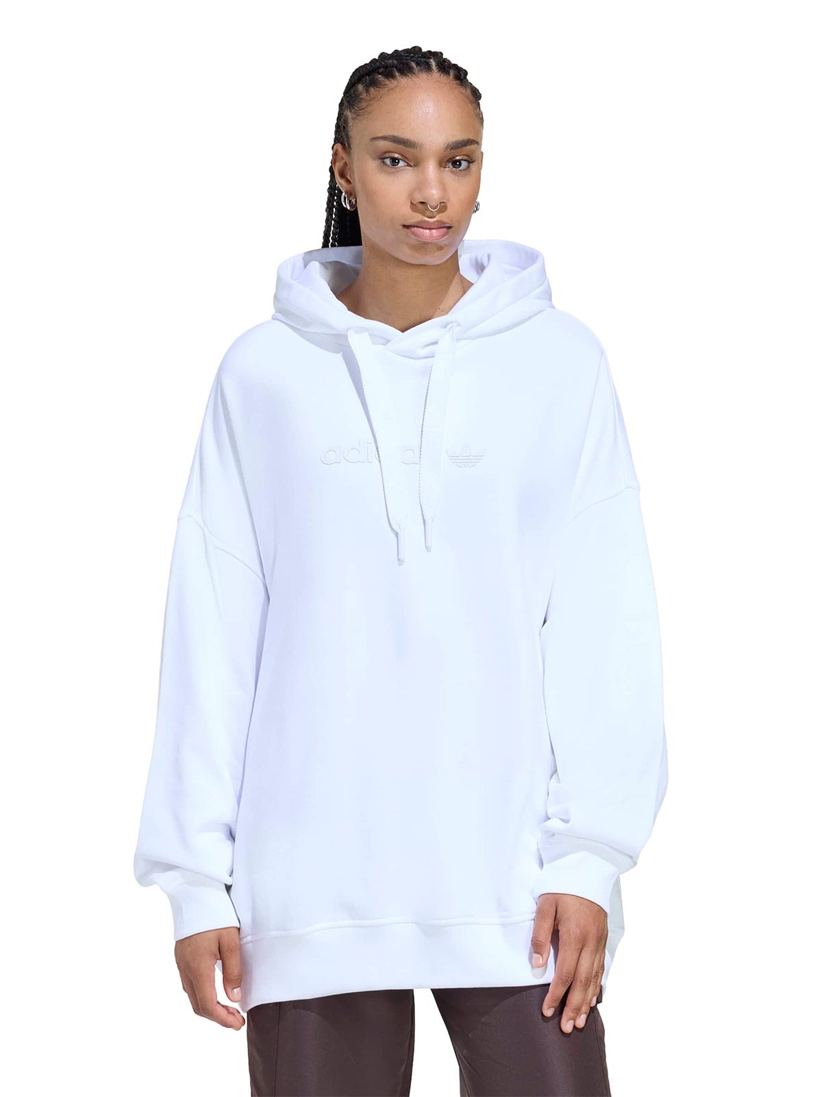 POLERÓN MUJER ADIDAS ALGODÓN CAPUCHA ESSENTIALS - 2