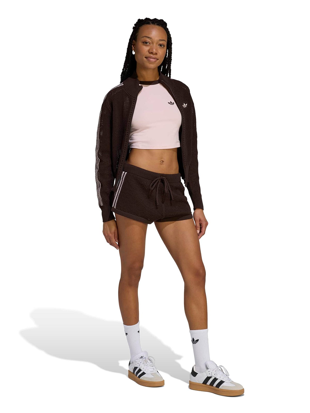 POLERÓN MUJER ADIDAS TEJIDO CROCHET - 1