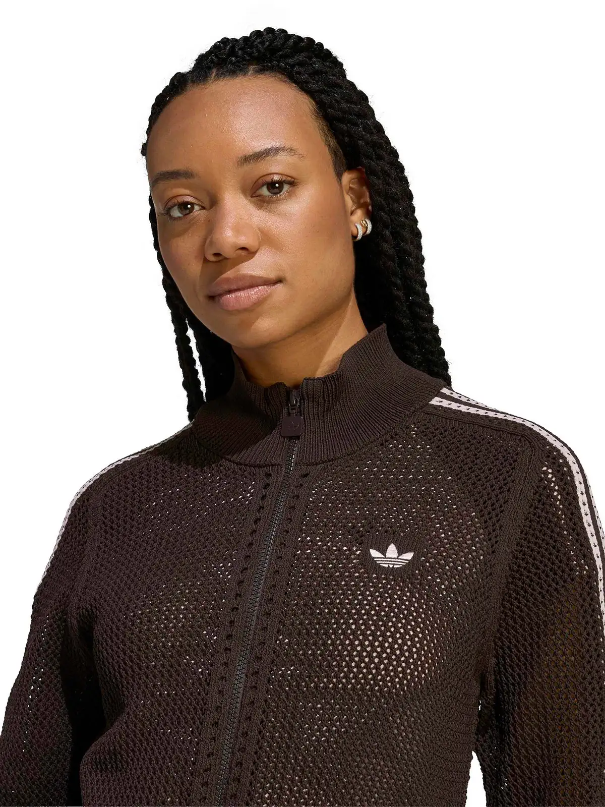 POLERÓN MUJER ADIDAS TEJIDO CROCHET - 4
