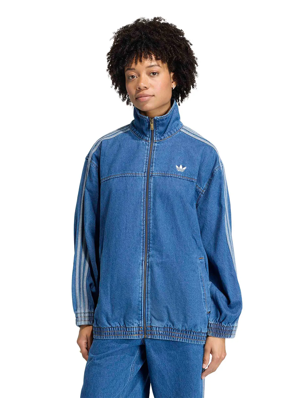 POLERÓN MUJER ADIDAS ALGODÓN TEJIDO DENIM - 2
