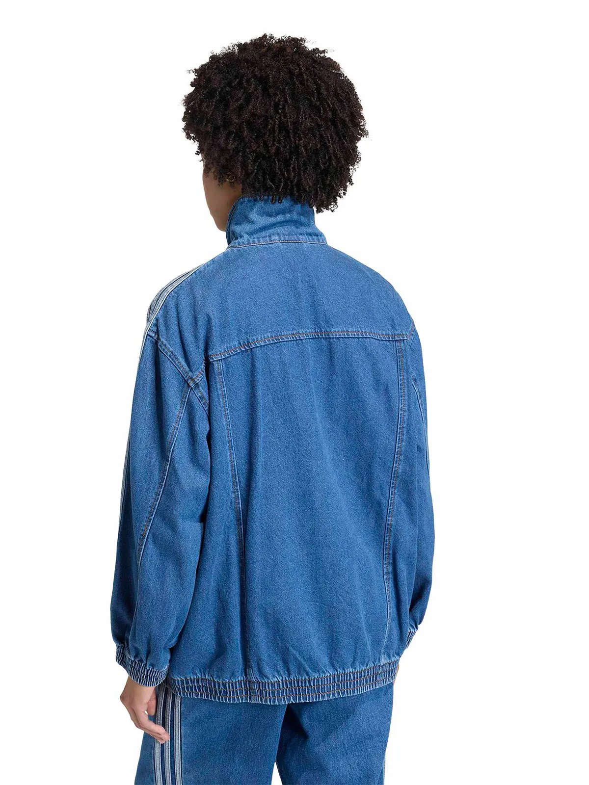 POLERÓN MUJER ADIDAS ALGODÓN TEJIDO DENIM - 3