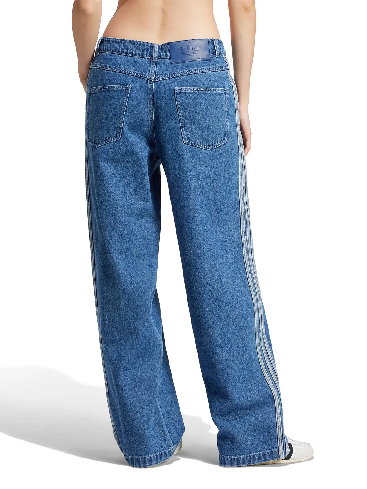 JEANS MUJER ADIDAS ALGODÓN 3 TIRAS - 3