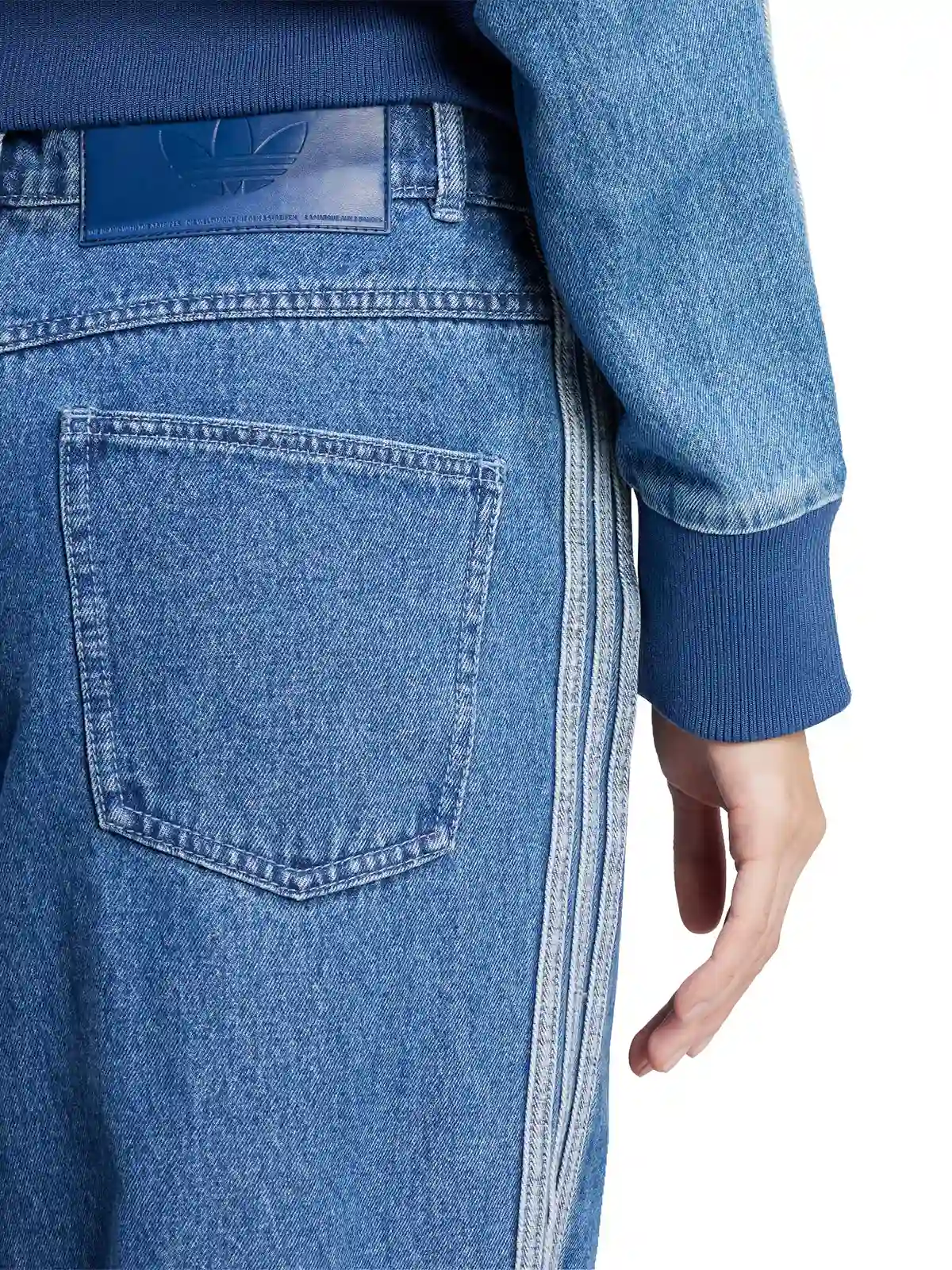 JEANS MUJER ADIDAS ALGODÓN 3 TIRAS - 5