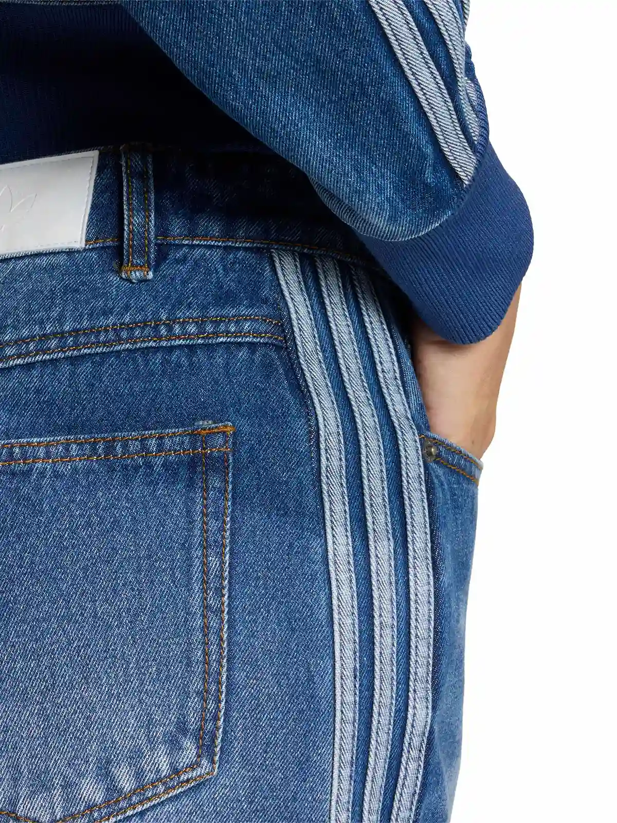 FALDA MUJER ADIDAS DENIM LÁPIZ 3 RAYAS - 4