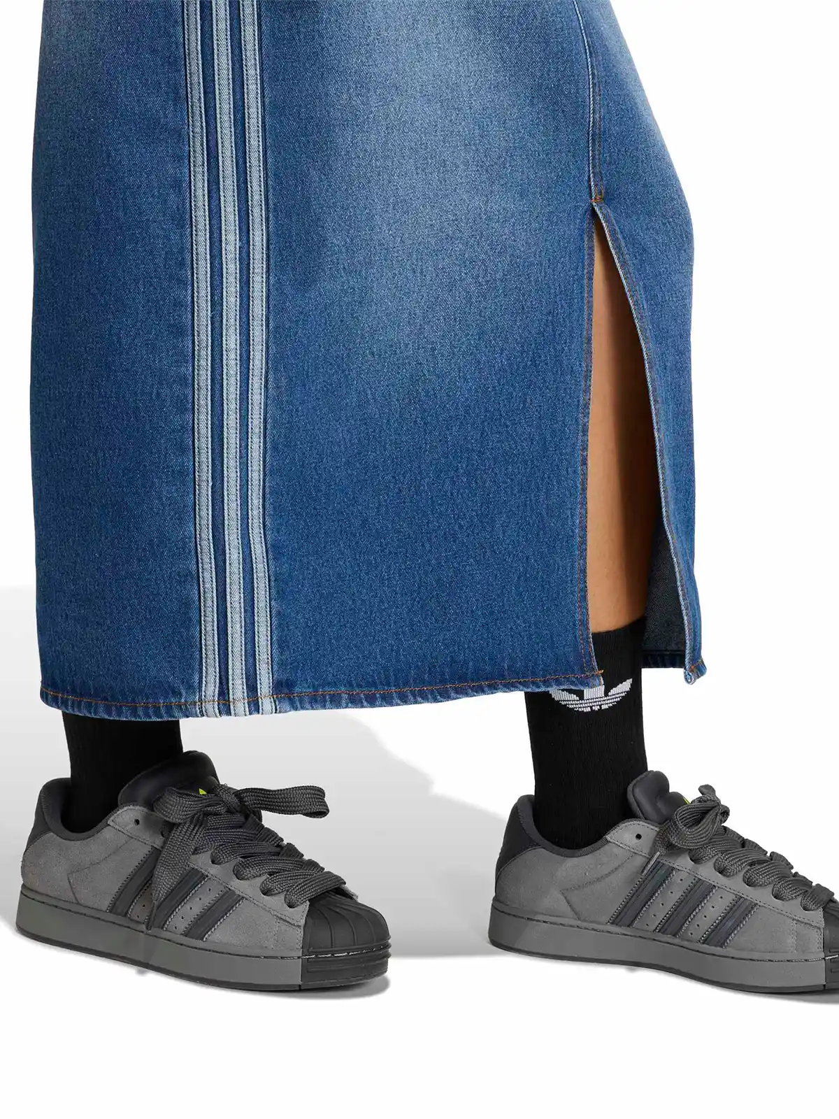 FALDA MUJER ADIDAS DENIM LÁPIZ 3 RAYAS - 5