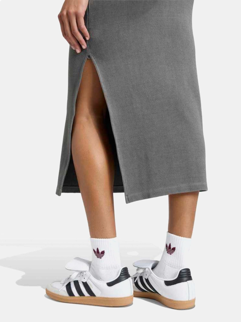 VESTIDO MUJER ADIDAS MAXI ESSENTIALS ACANALADO SIN MANGAS WASHED - 5