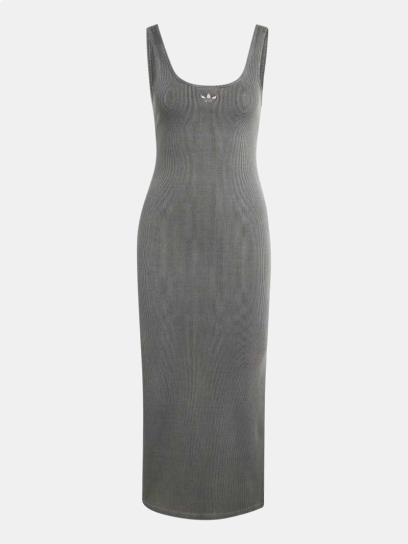 VESTIDO MUJER ADIDAS MAXI ESSENTIALS ACANALADO SIN MANGAS WASHED - 6