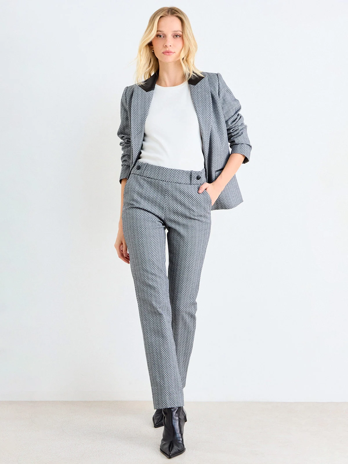 PANTALÓN MUJER ASH ALGODÓN RECTO - 1