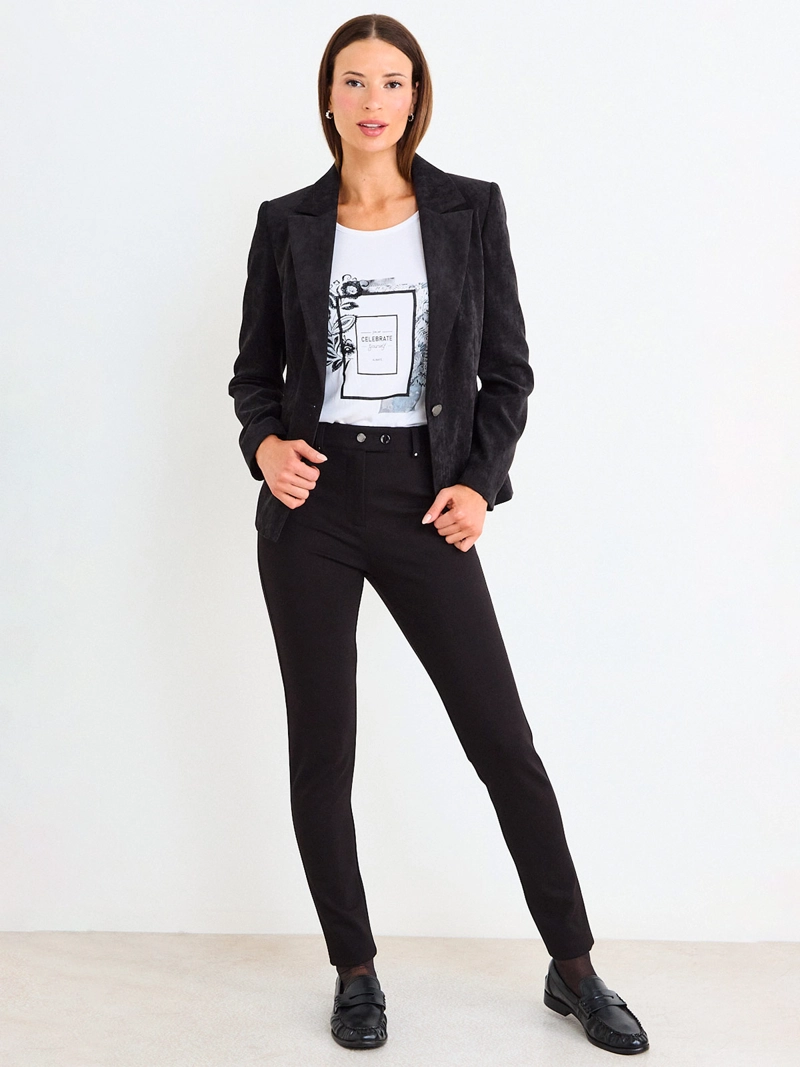 CALZA MUJER ASH PRETINA CRUZADA - 1