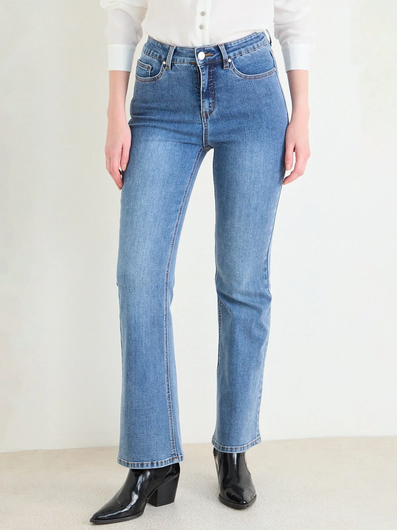 JEANS MUJER ASH ALGODÓN LISO - 3