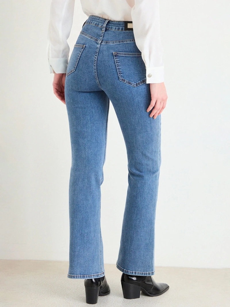JEANS MUJER ASH ALGODÓN LISO - 4